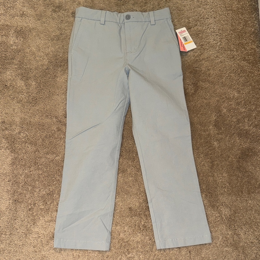 Vineyard Vines NWT Boys Light Gray Performance Pants Size 7
